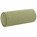 Cuscino cilindrico 20 x 50 cm in tessuto verde salvia - supporto decorativo