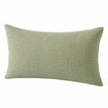Cuscino rettangolare 50 x 30 cm in tessuto verde salvia - decorativo